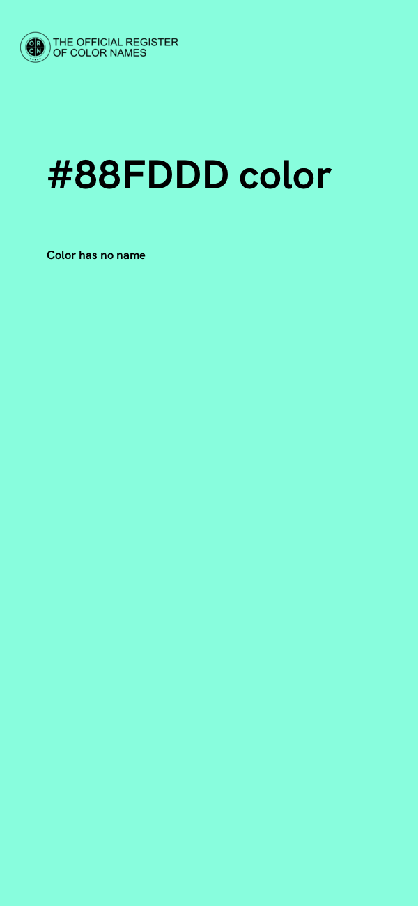 #88FDDD color image