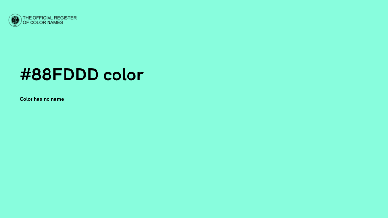 #88FDDD color image