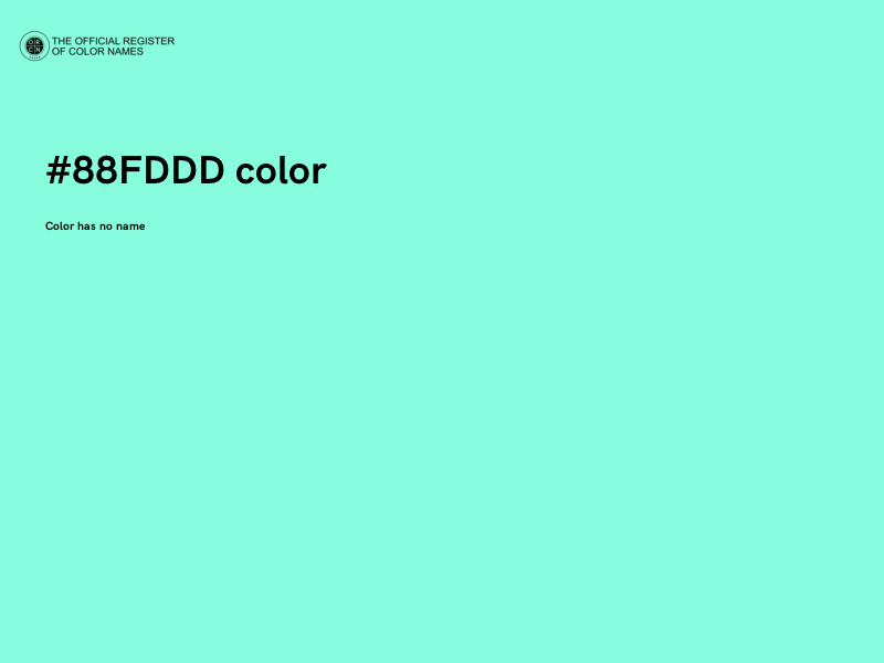 #88FDDD color image