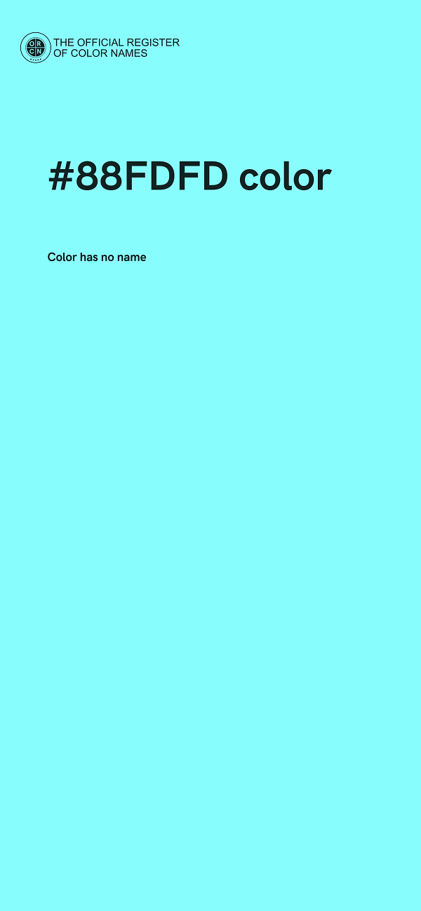 #88FDFD color image