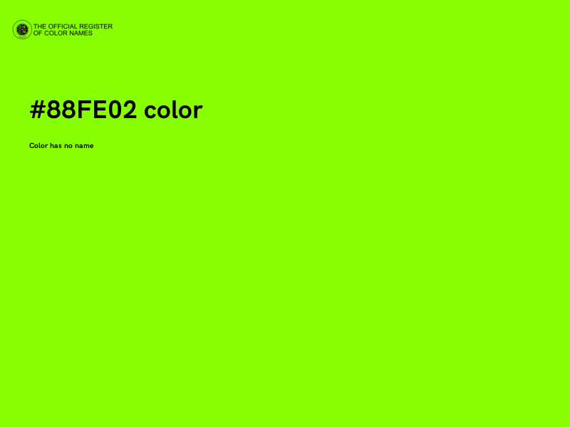 #88FE02 color image