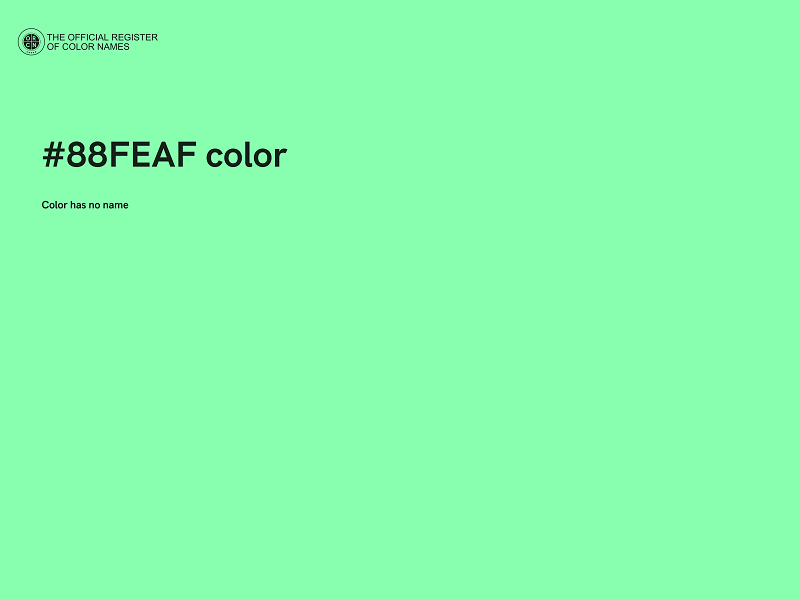 #88FEAF color image