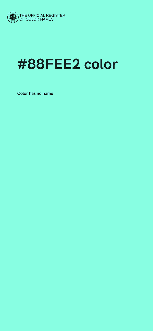 #88FEE2 color image