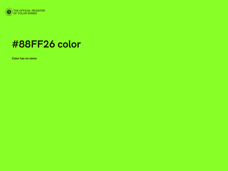 #88FF26 color image