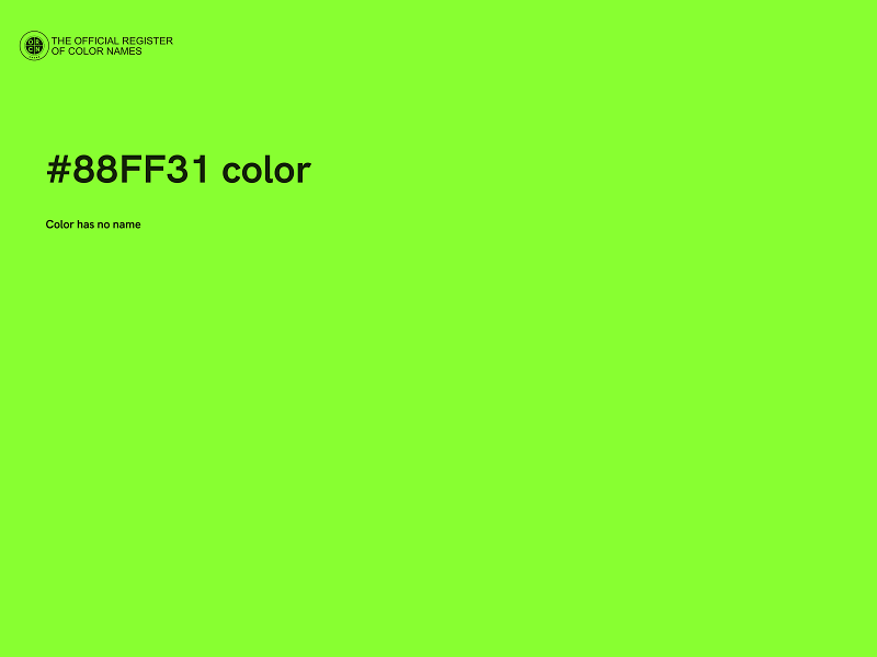 #88FF31 color image