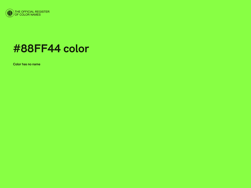 #88FF44 color image