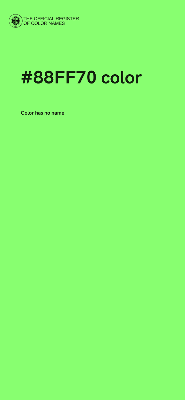 #88FF70 color image