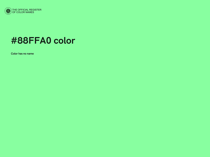 #88FFA0 color image