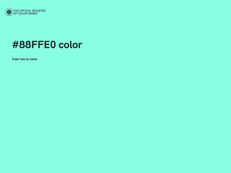 #88FFE0 color image