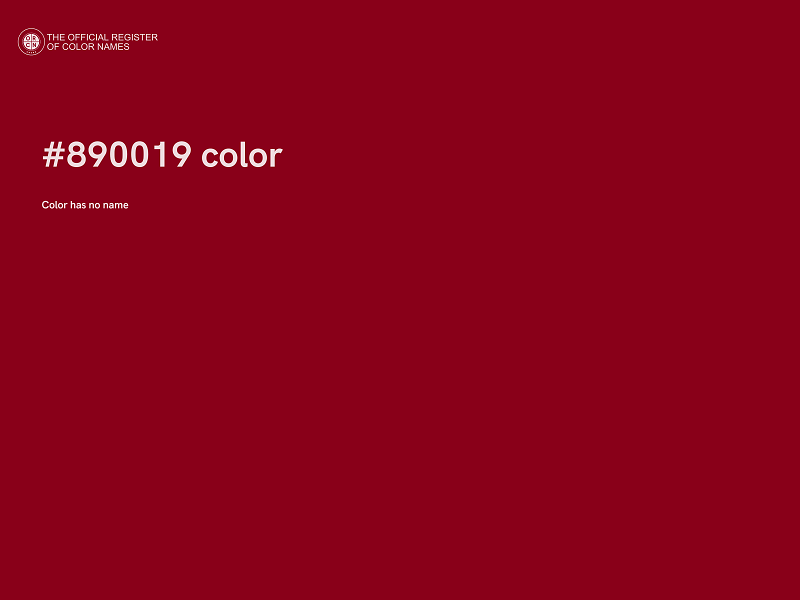 #890019 color image