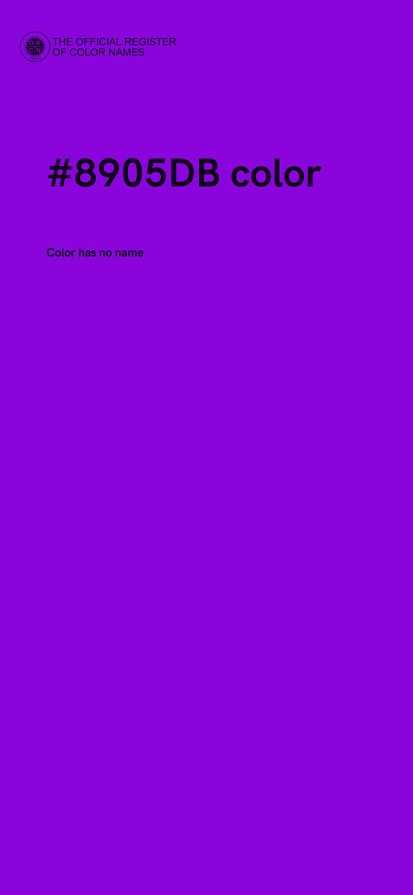 #8905DB color image