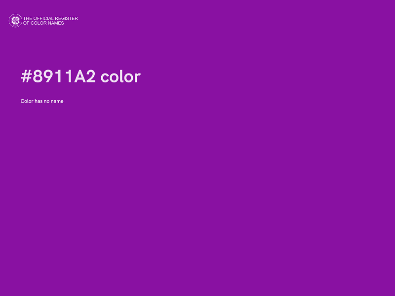 #8911A2 color image