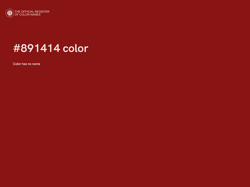 #891414 color image