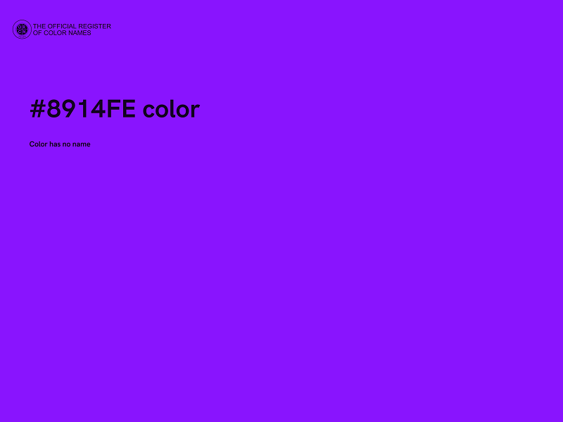 #8914FE color image