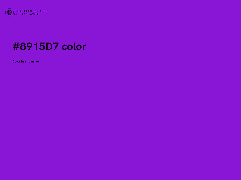 #8915D7 color image