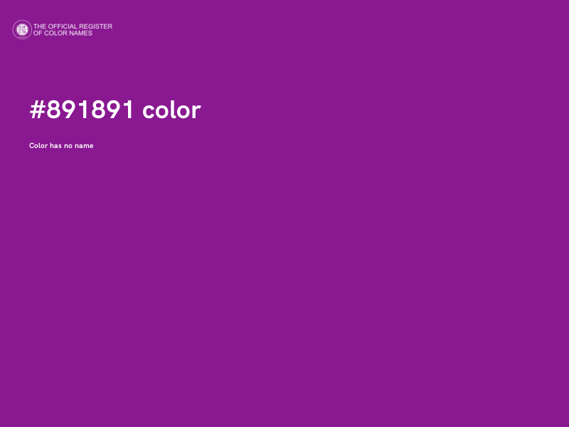 #891891 color image