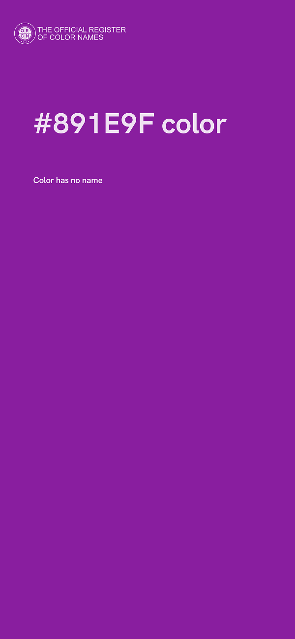 #891E9F color image