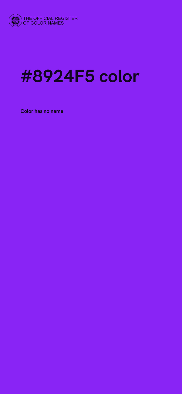 #8924F5 color image