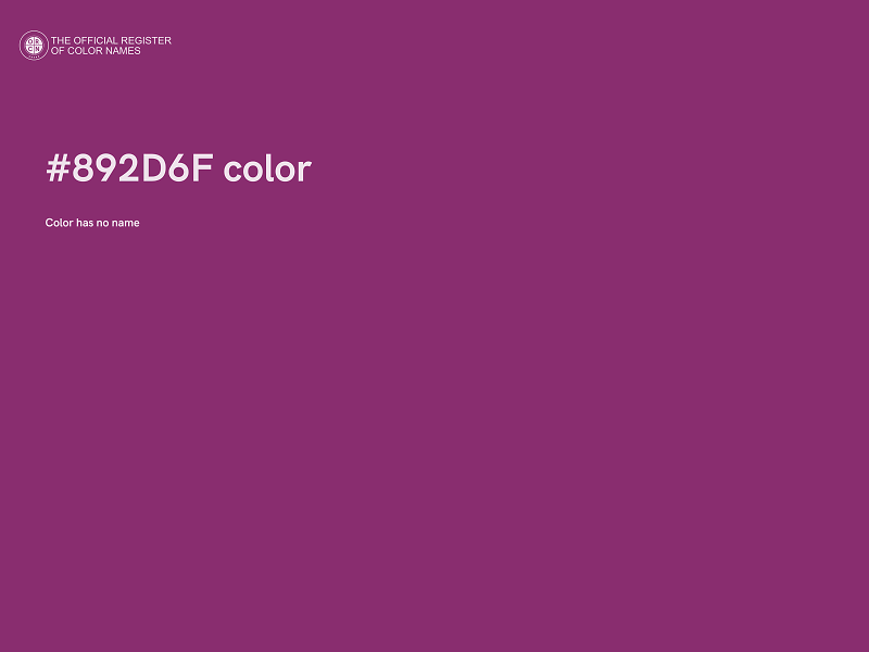 #892D6F color image