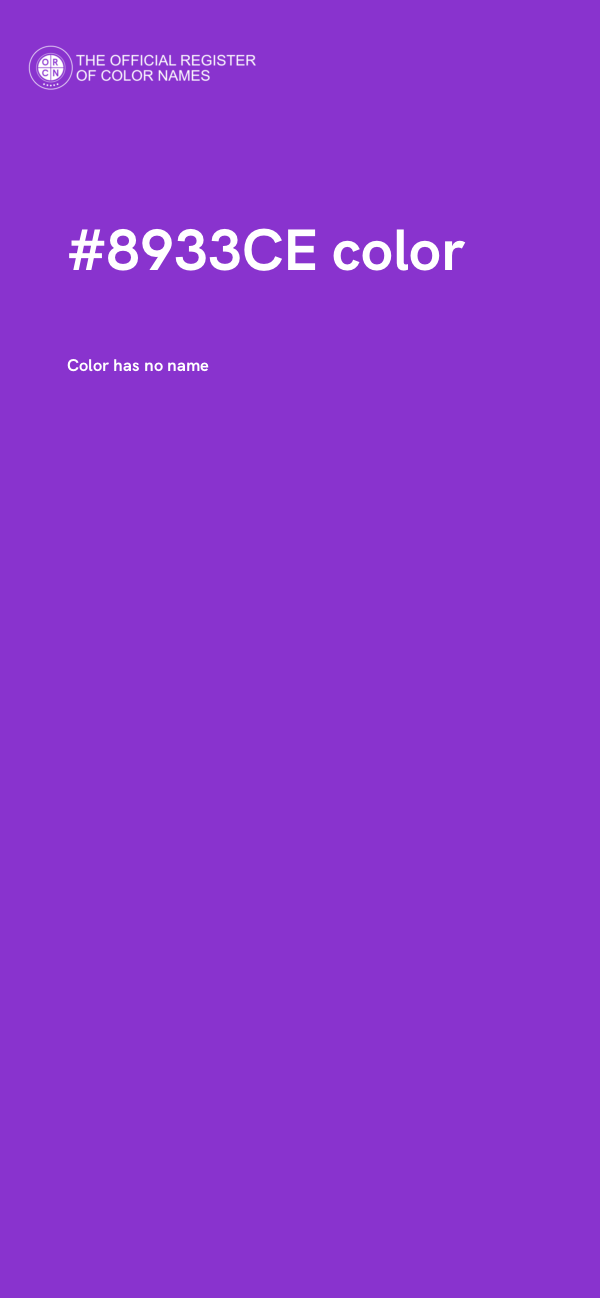 #8933CE color image