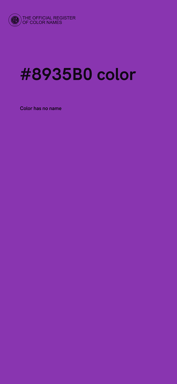 #8935B0 color image