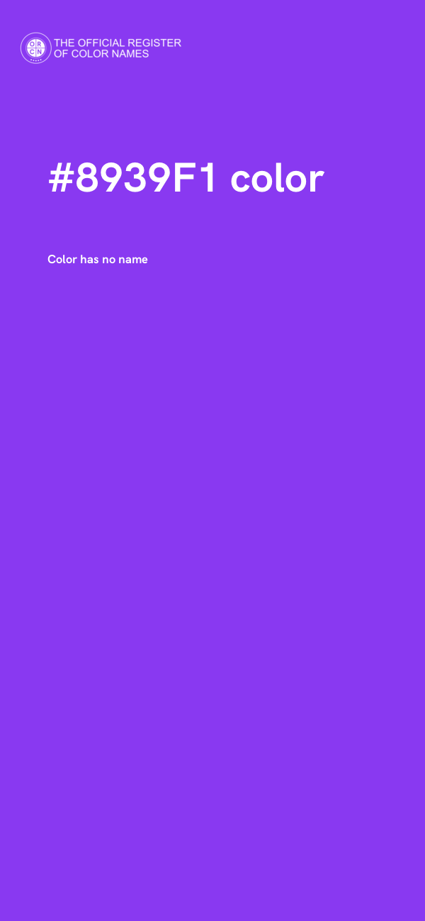 #8939F1 color image