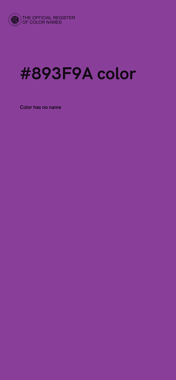 #893F9A color image
