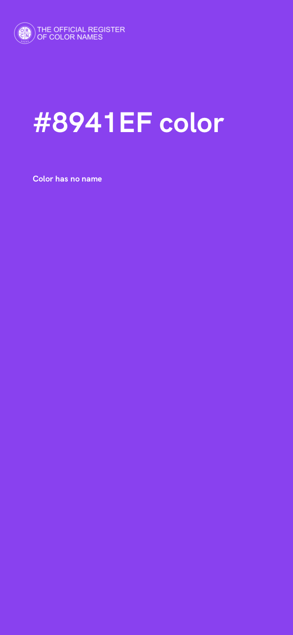 #8941EF color image