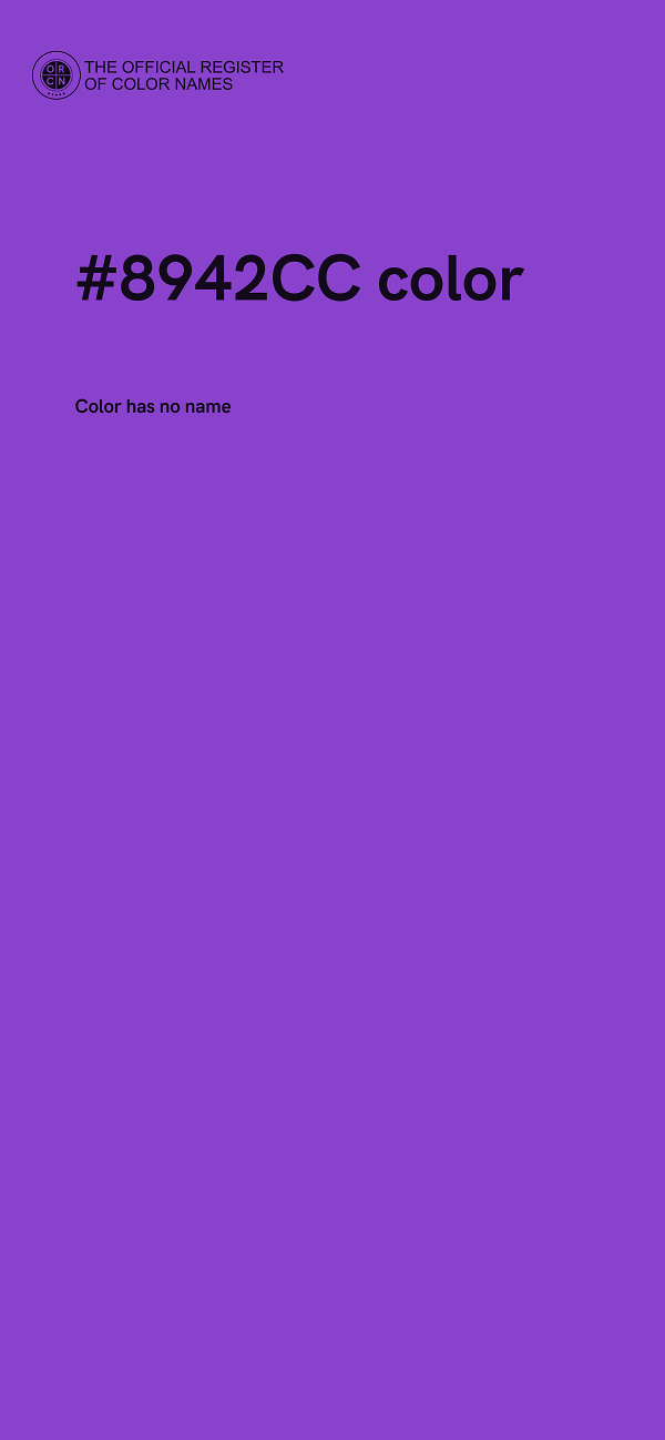 #8942CC color image