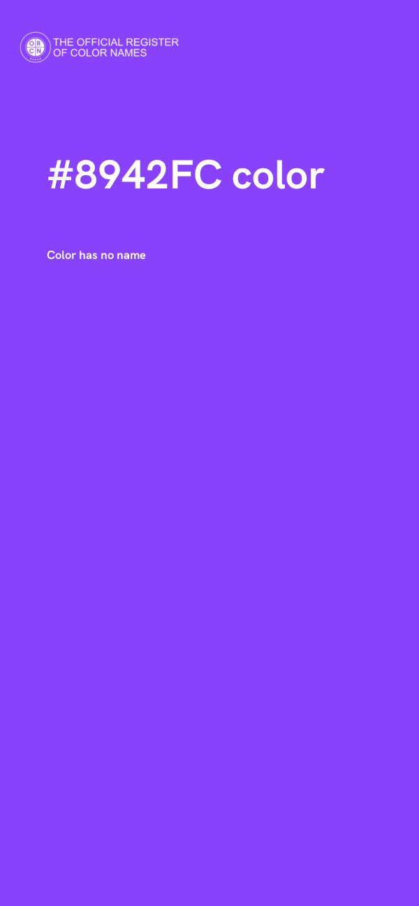 #8942FC color image