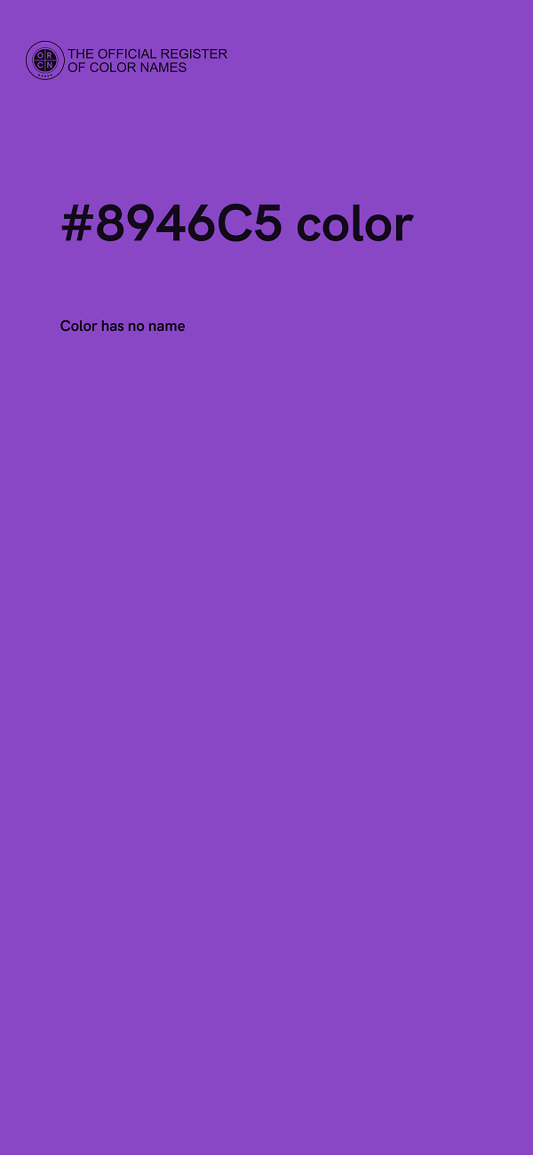#8946C5 color image