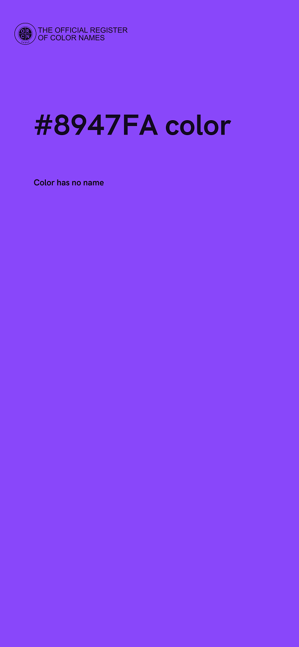 #8947FA color image