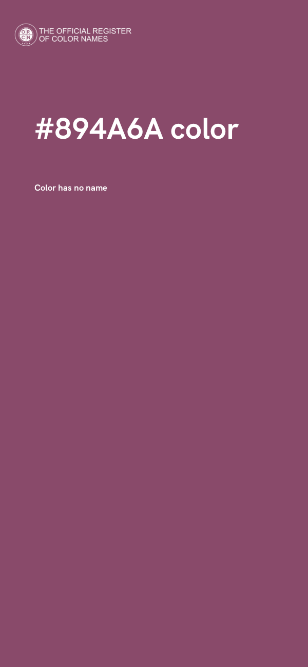 #894A6A color image