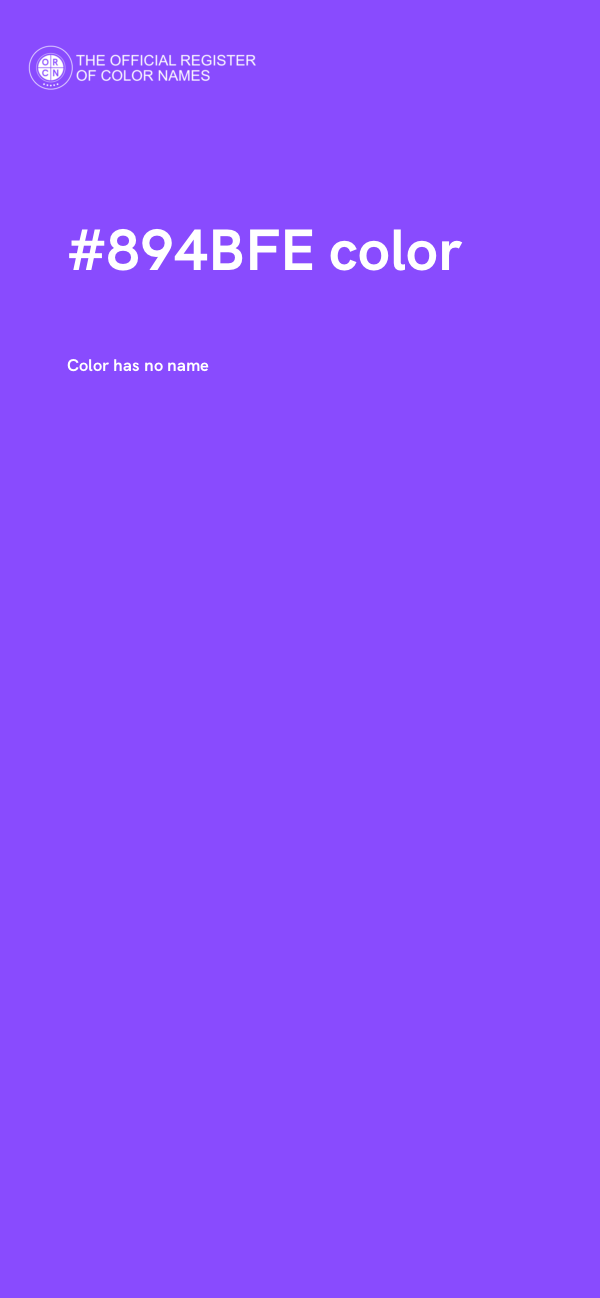 #894BFE color image