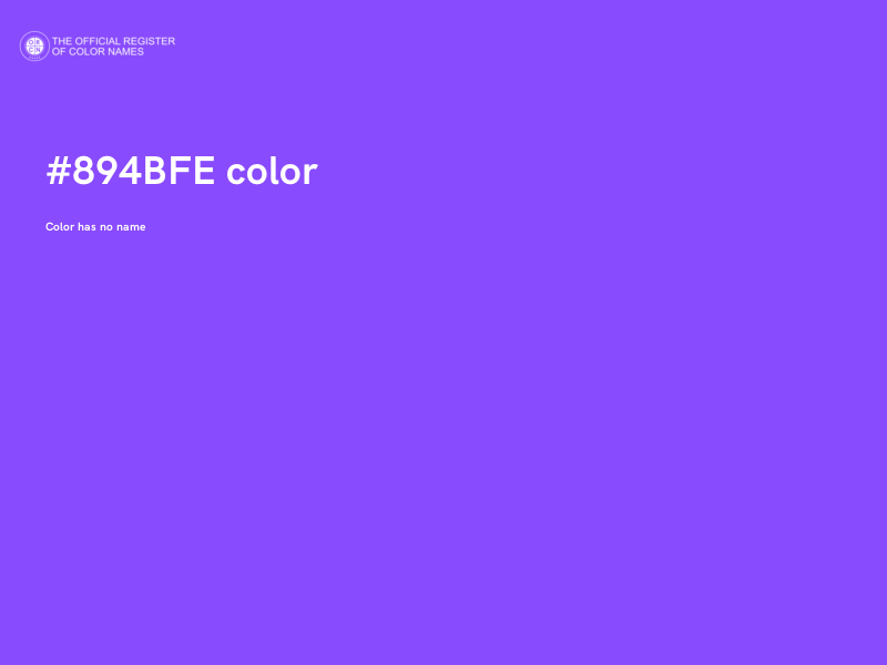 #894BFE color image