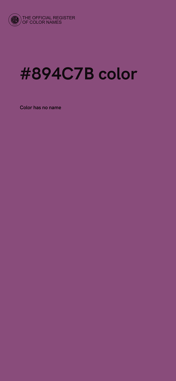 #894C7B color image