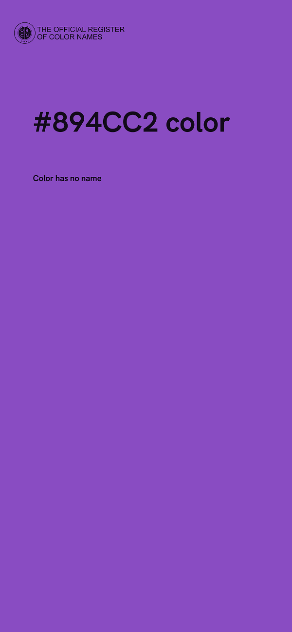 #894CC2 color image
