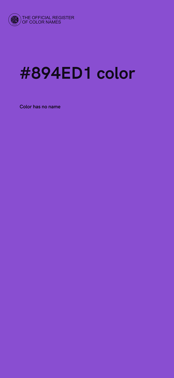 #894ED1 color image