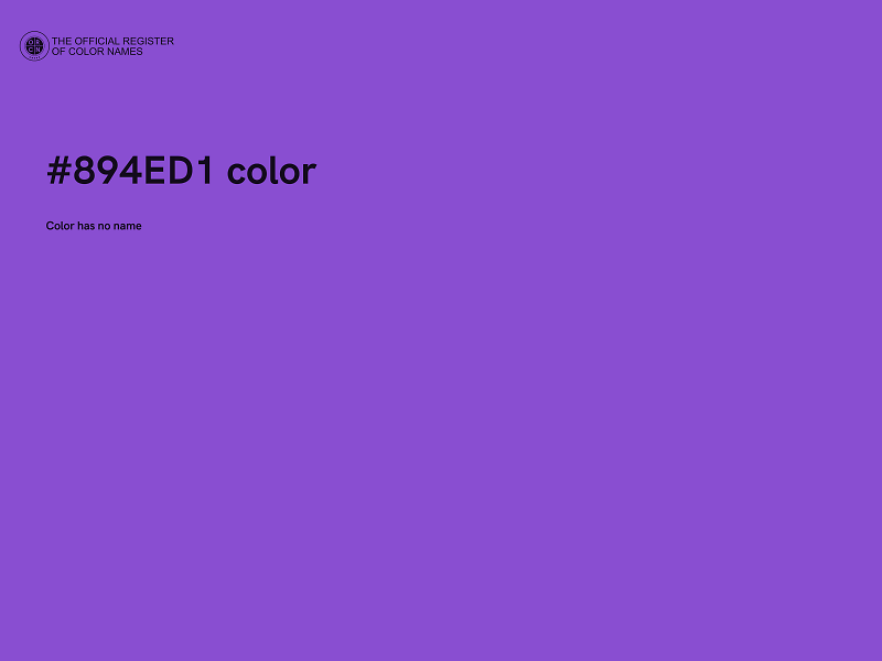 #894ED1 color image
