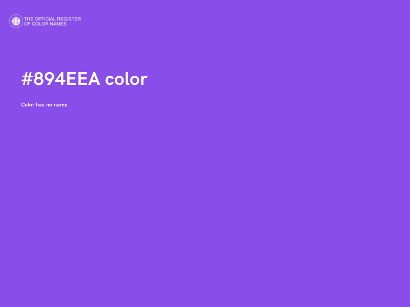#894EEA color image