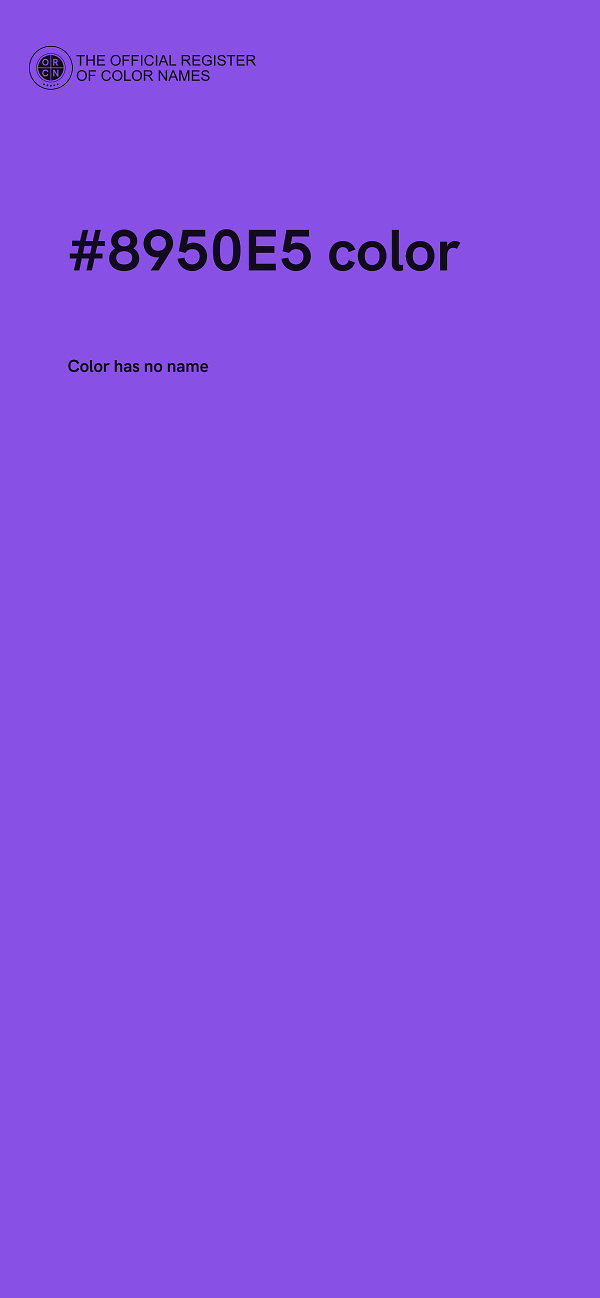#8950E5 color image