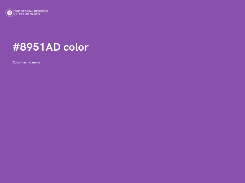 #8951AD color image