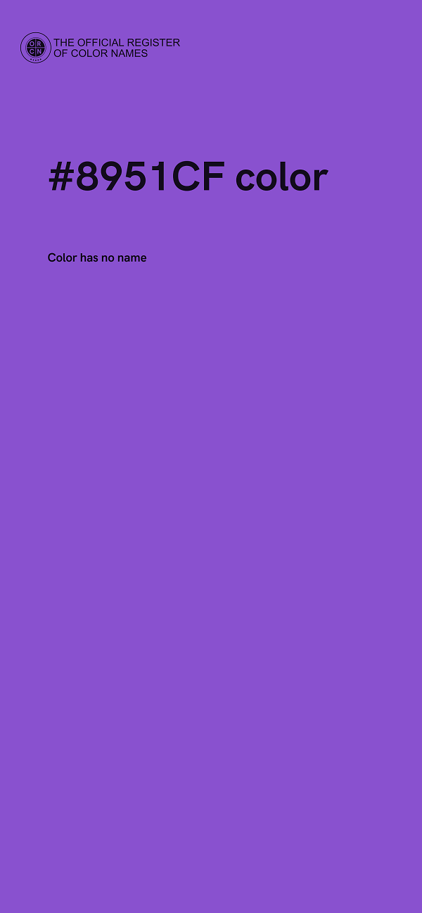 #8951CF color image