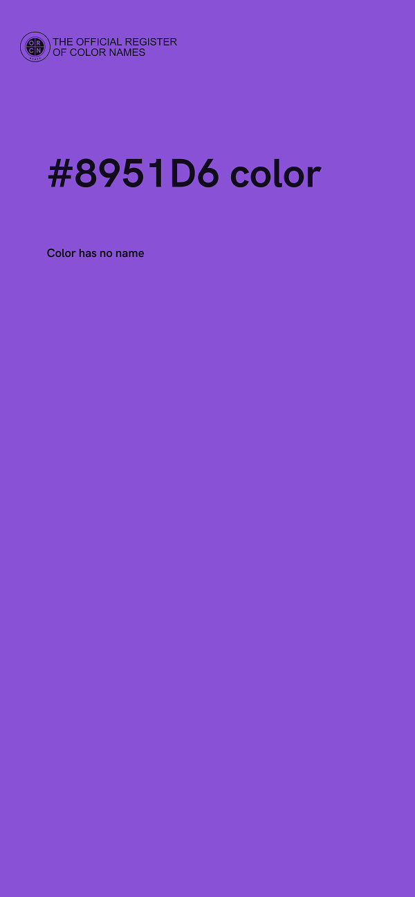 #8951D6 color image