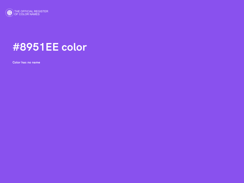 #8951EE color image
