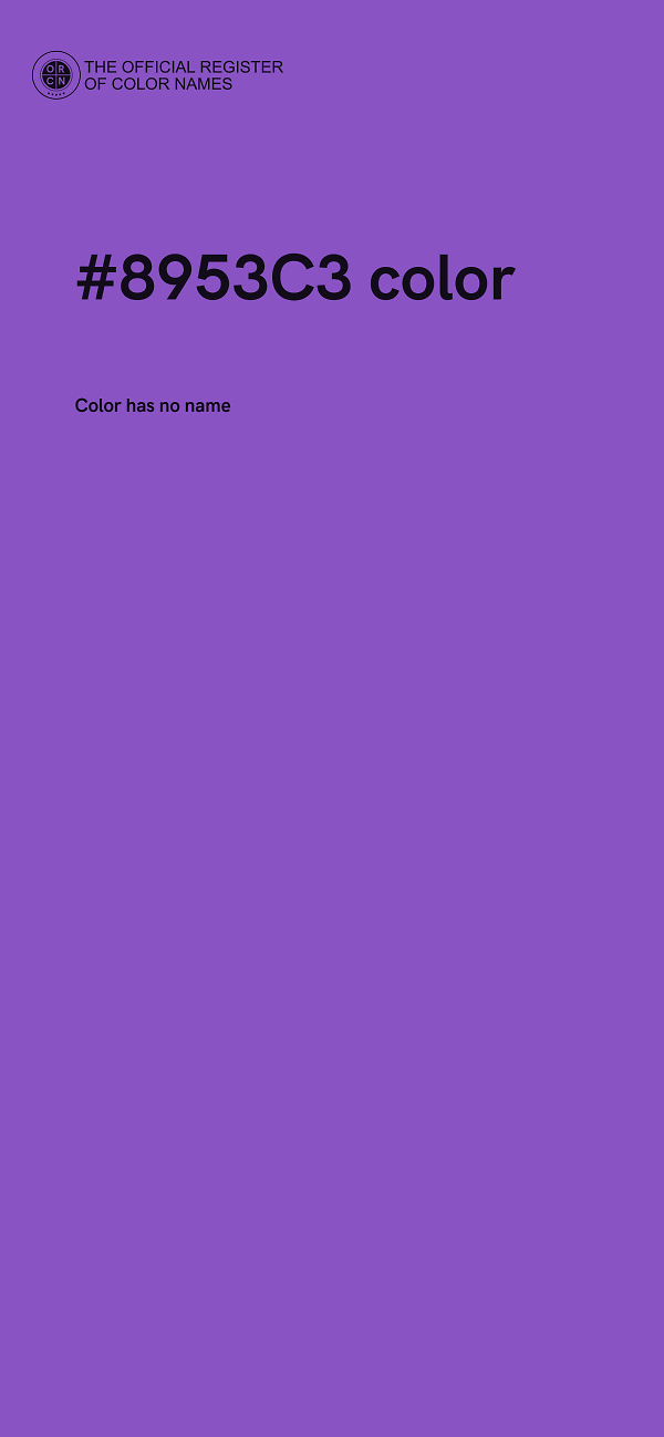 #8953C3 color image