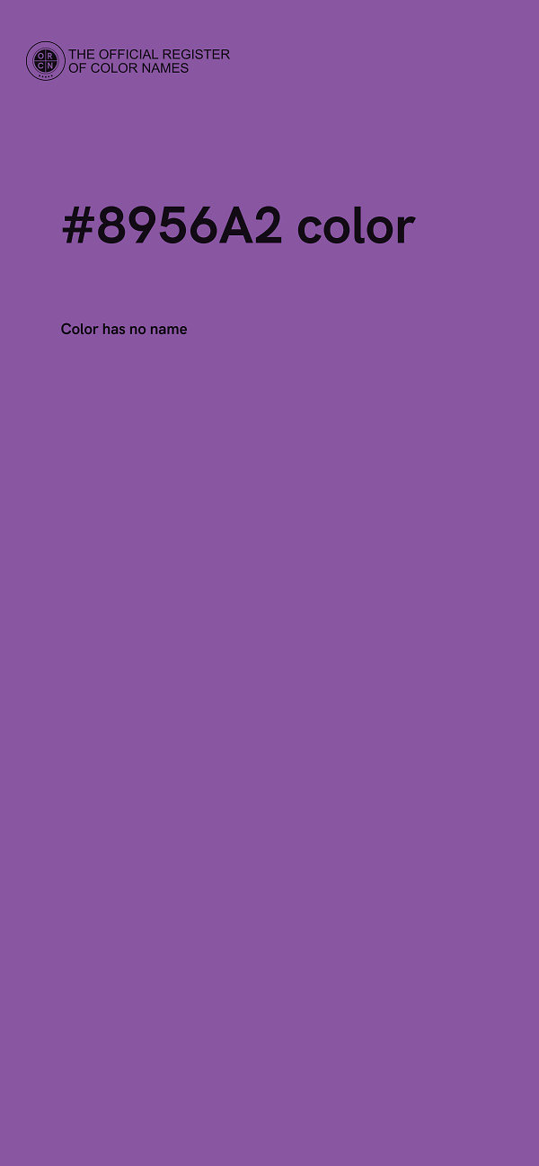 #8956A2 color image
