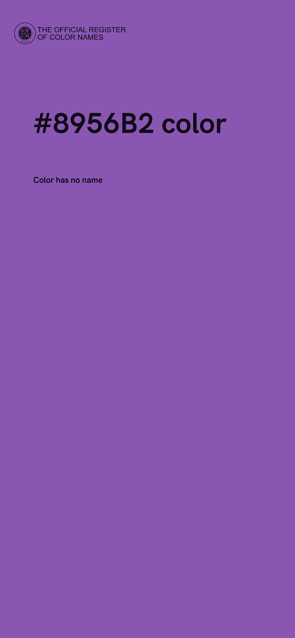 #8956B2 color image