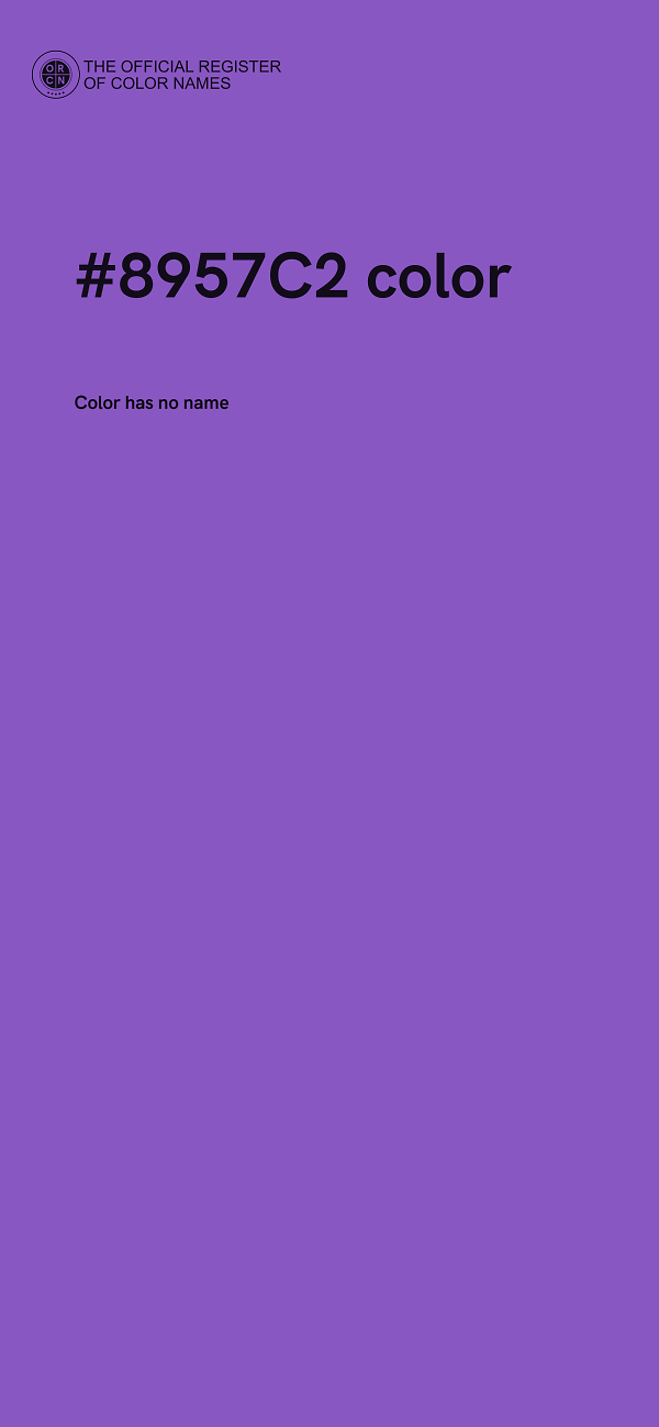 #8957C2 color image