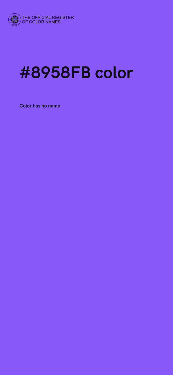 #8958FB color image